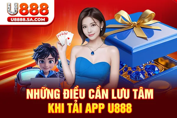 Những điều cần lưu tâm khi tải app U888